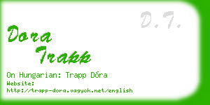 dora trapp business card